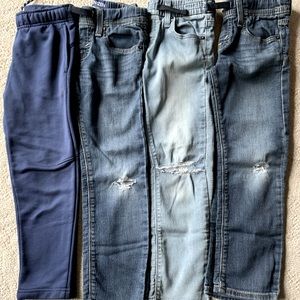 3 Boy jeans , 1 old Navy active
